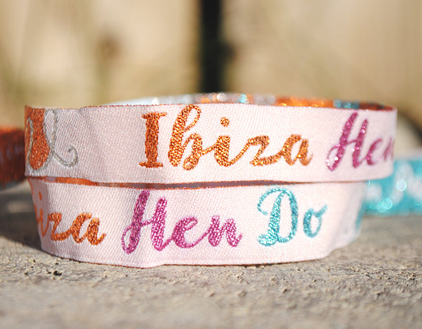 Ibiza Hen Do Party Wristbands