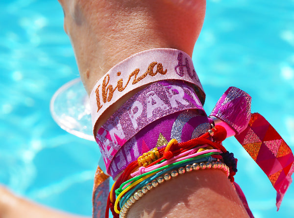 ibiza hen party festival wristbands favours