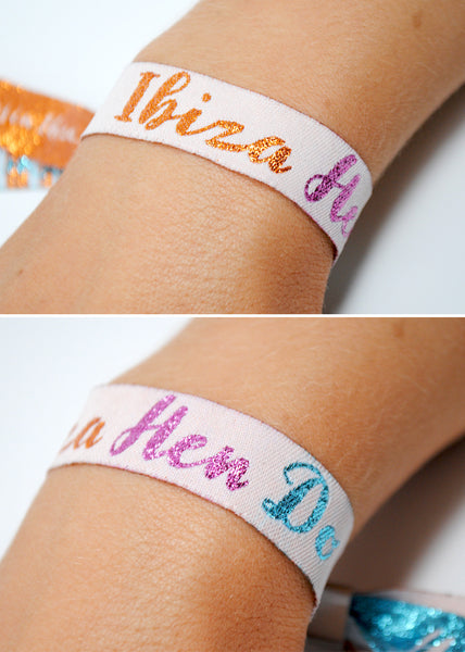 Ibiza Hen Do Party Wristbands
