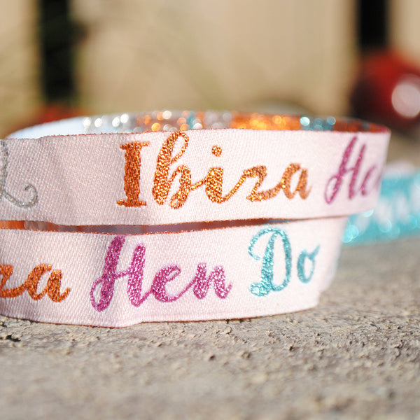 Ibiza Hen Do Party Wristbands