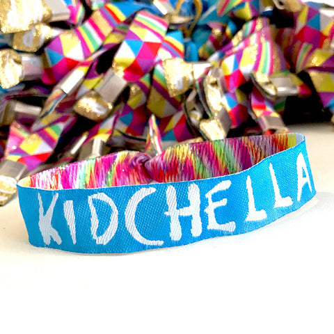 Childrens Kidchella Birthday Party Wristbands