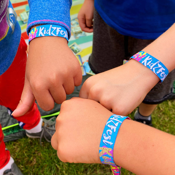 kidzfest kids children festival party wristbands