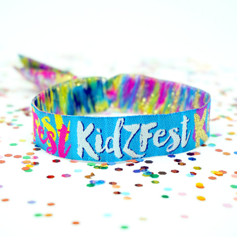 kidzfest kids childrens festival party wristbands