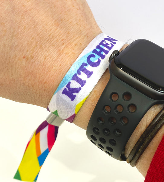 kitchen disco rave party wristbands