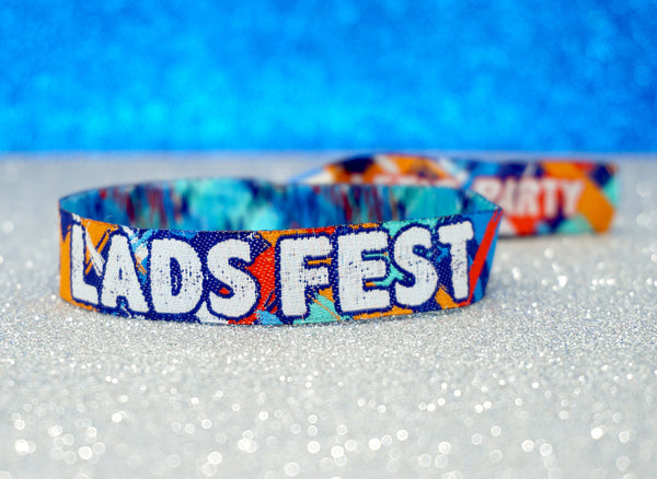 lads fest festival stag do party wristbands