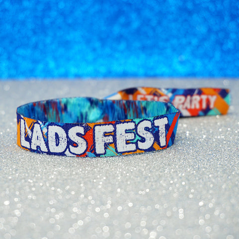 ladsfest lads fest festival stag do party wristbands