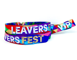 LEAVERS FEST End of School Festival Party Wristbands