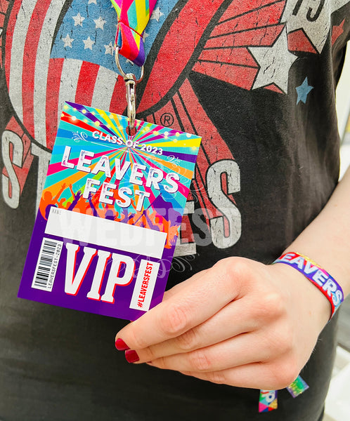 leaversfest class of 2023 festival vip lanyards