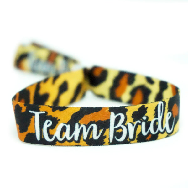 leopard print hen party wristband favors