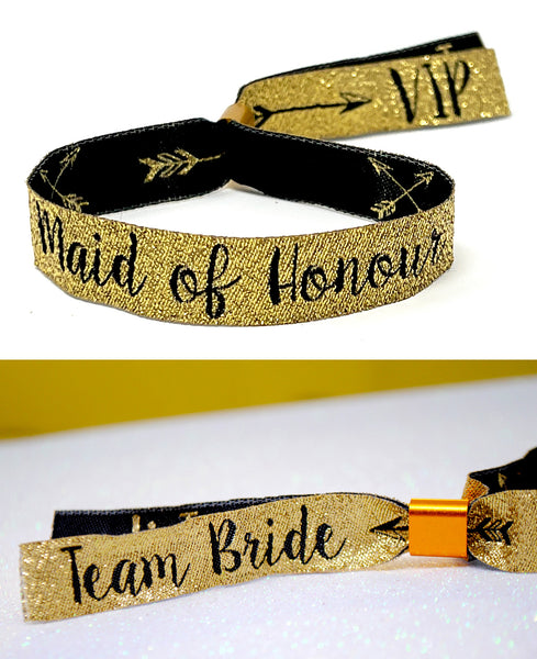 maid of honour hen party wristbands