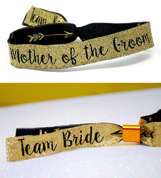 mother of the groom hen bridal party wristband