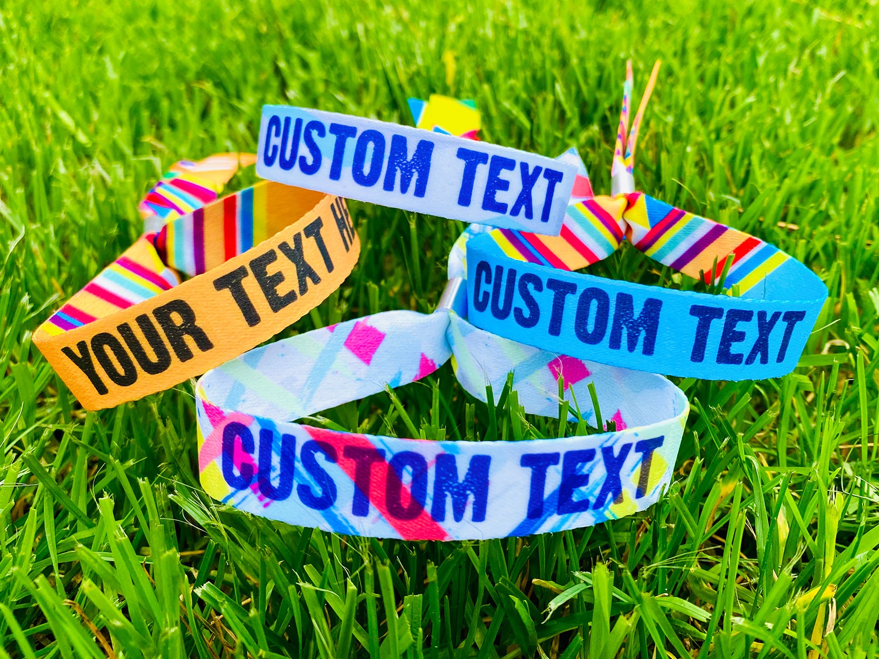 For Events Custom Festival Wristbands 2024 Custom Cloth Event