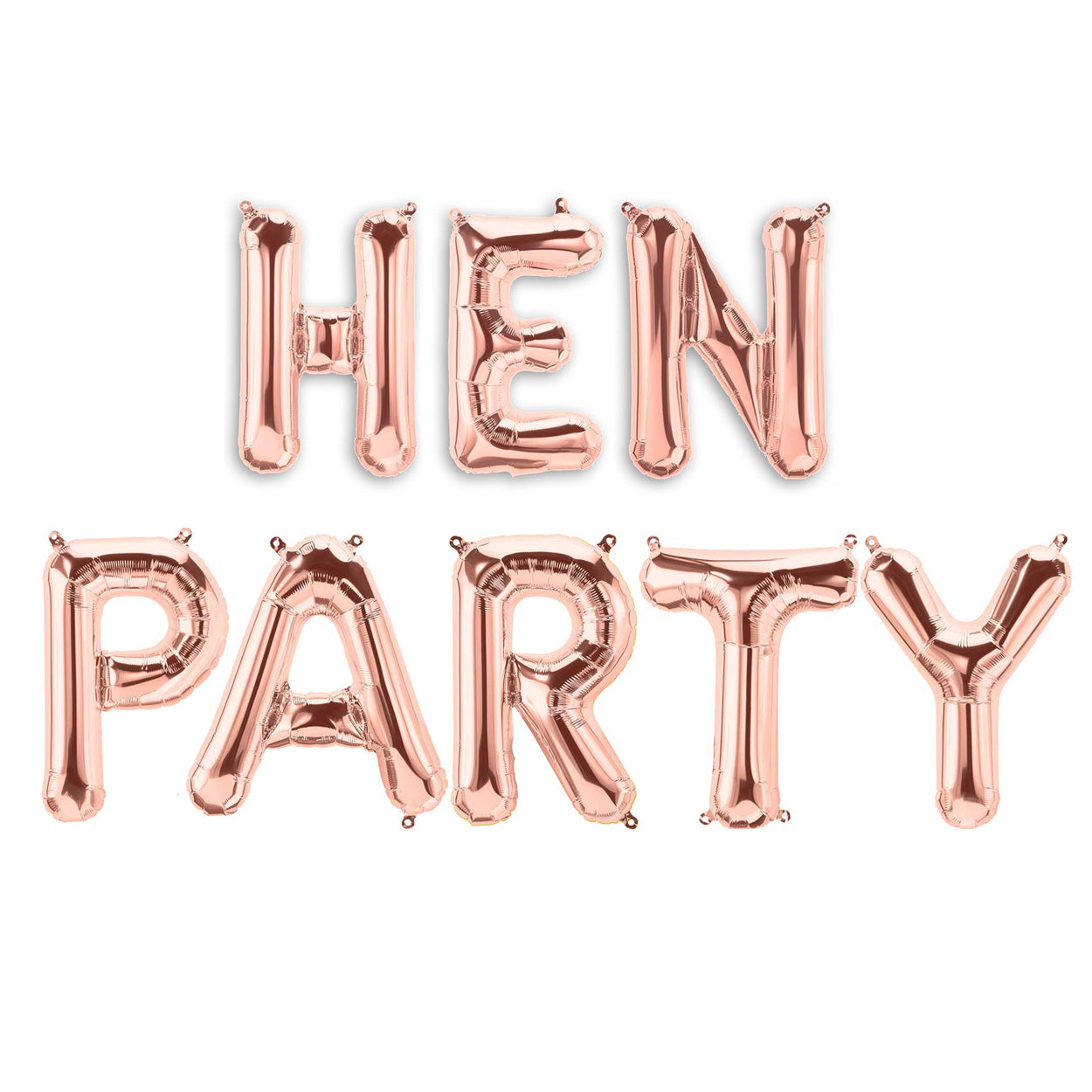 rose gold hen party balloons hen party foil balloons