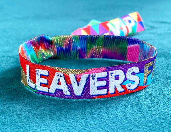 LEAVERS FEST End of School Festival Party Wristbands