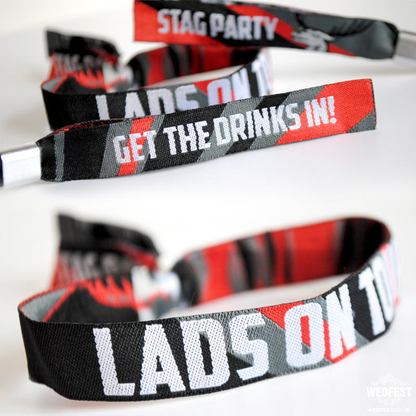 Stag Party (Lads on Tour) Wristbands