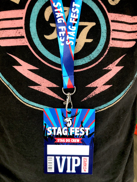 stagfest festival stag do party vip lanyards