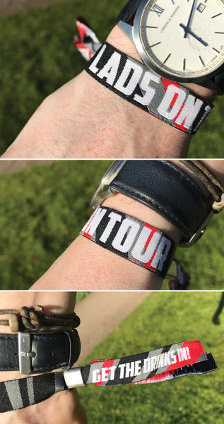Stag Party (Lads on Tour) Wristbands