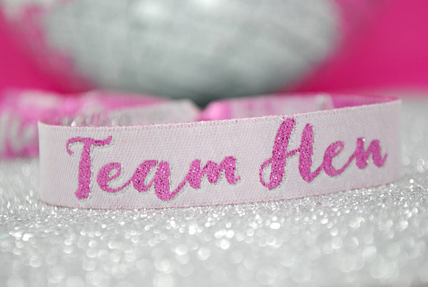 TEAM HEN Hen Party Wristbands