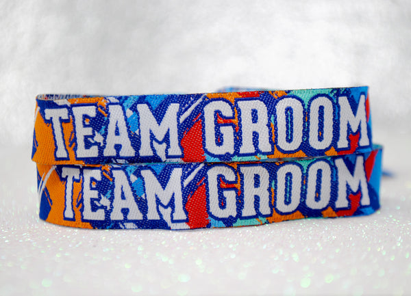 Team Groom Stag Party Wristbands