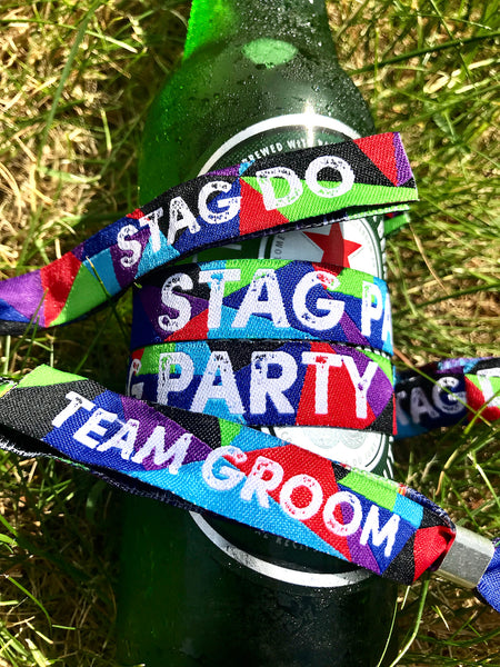 Stag Party Wristbands (Team Groom) Stag Do Wristbands