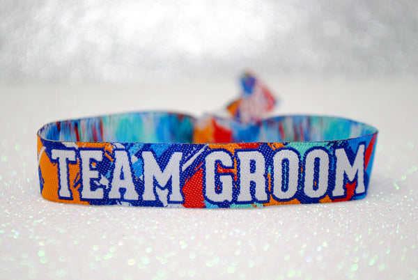 Team Groom Stag Party Wristbands