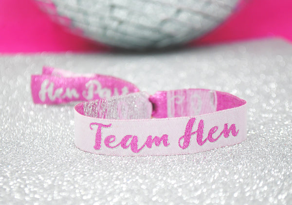 TEAM HEN Hen Party Wristbands