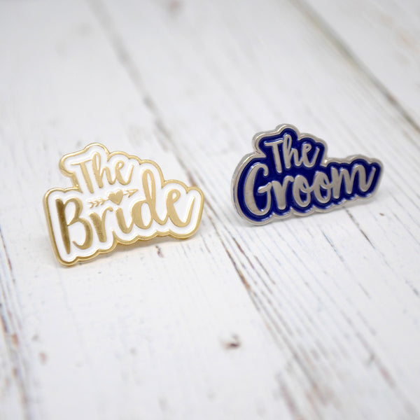 The Bride Wedding Day / Hen Party Enamel Pin Lapel Badge