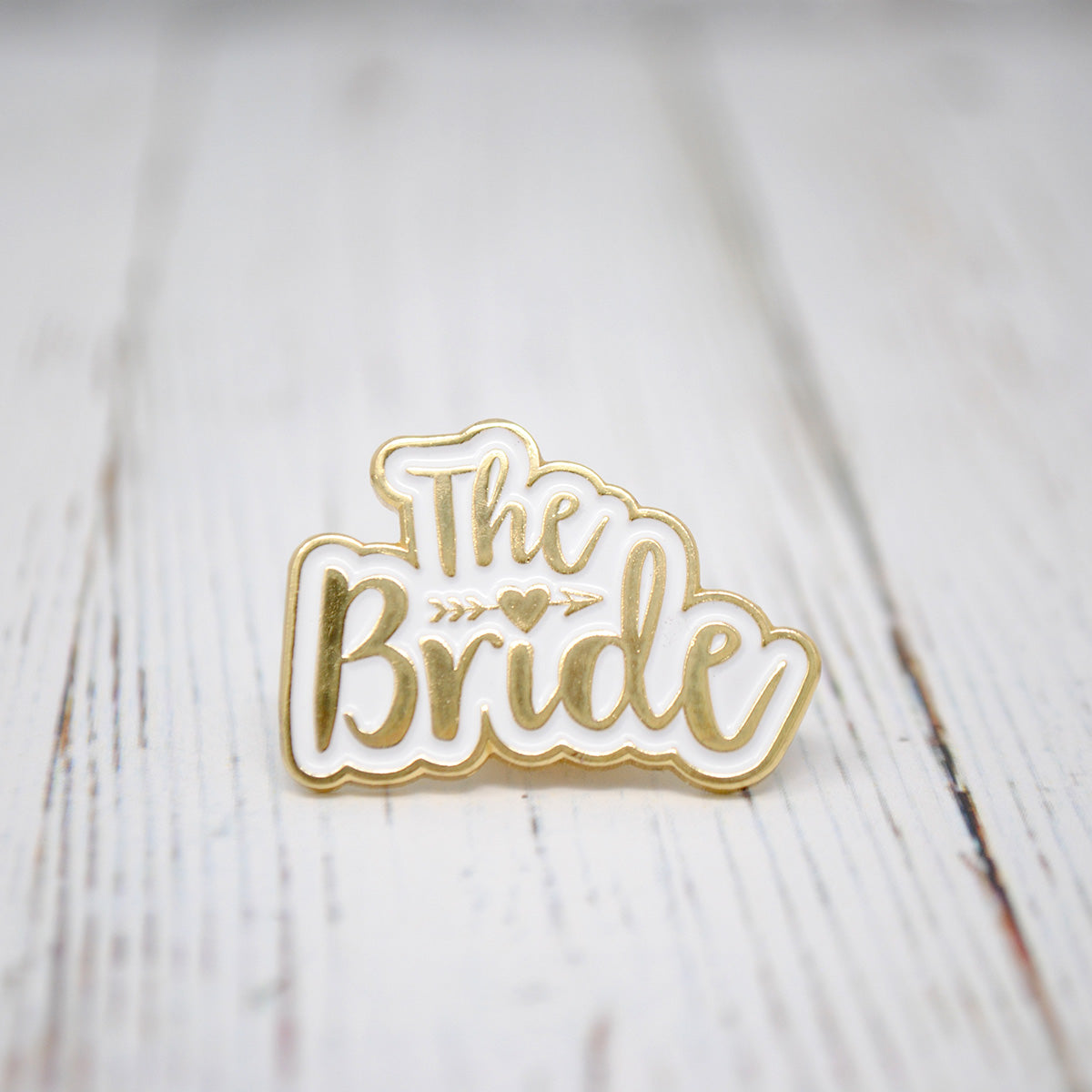 The Bride Wedding Day / Hen Party Enamel Pin Lapel Badge