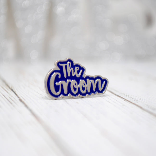 The Groom Wedding Day / Stag Party Enamel Pin Lapel Badge