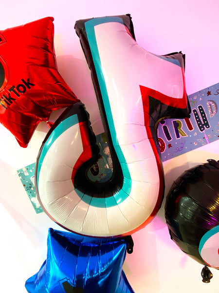 Tik Tok Birthday Party Balloons Decorations (4 Pack)