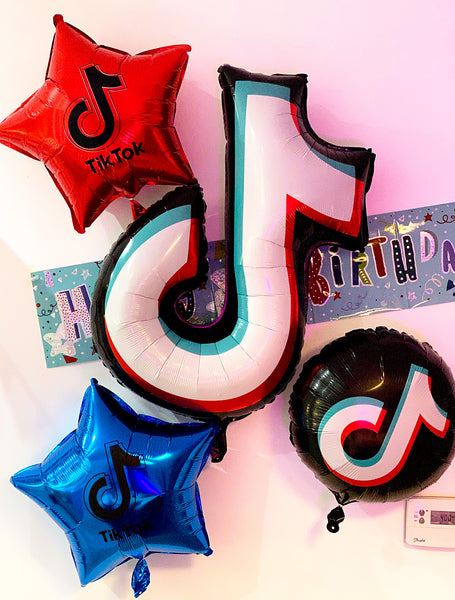 Tik Tok Birthday Party Balloons Decorations (4 Pack)