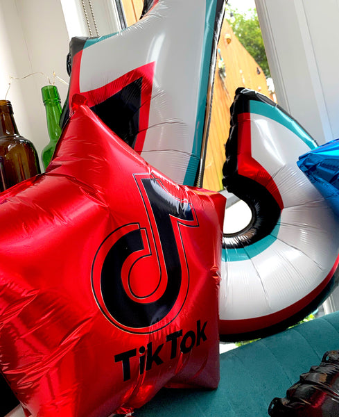 Tik Tok Birthday Party Balloons Decorations (4 Pack)