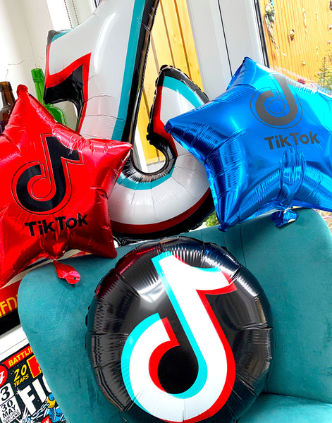 Tik Tok Birthday Party Balloons Decorations (4 Pack)