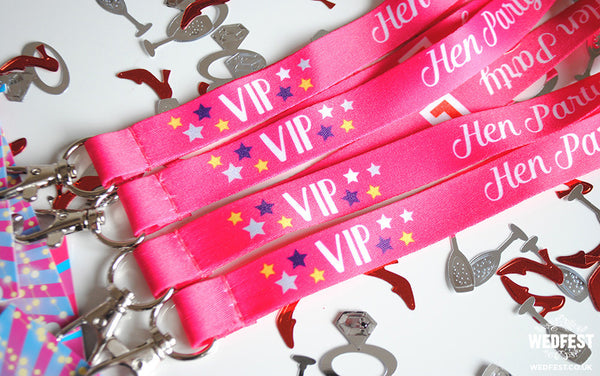 Hen Party Vip Pass Lanyards