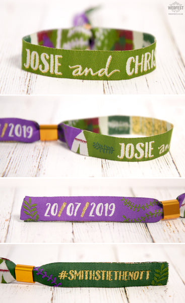 wedfest festival wedding wristbands