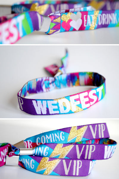 wedfest wristbands