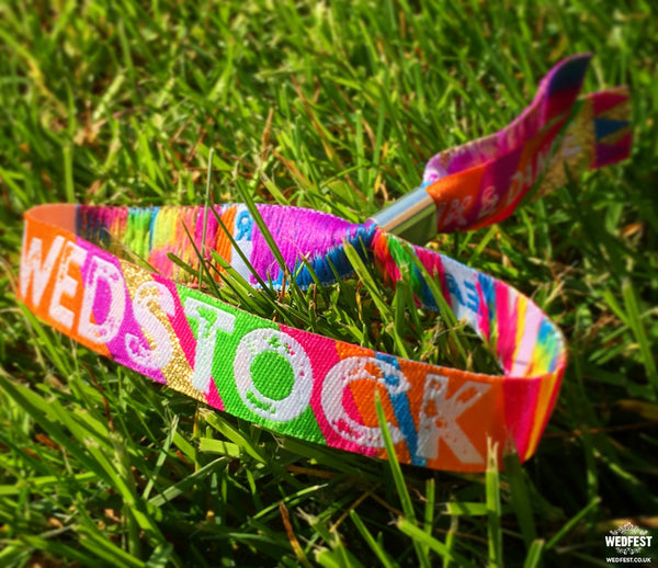 WEDSTOCK Festival Wedding Wristbands