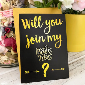 Will you join my Bride Tribe Card and Badge