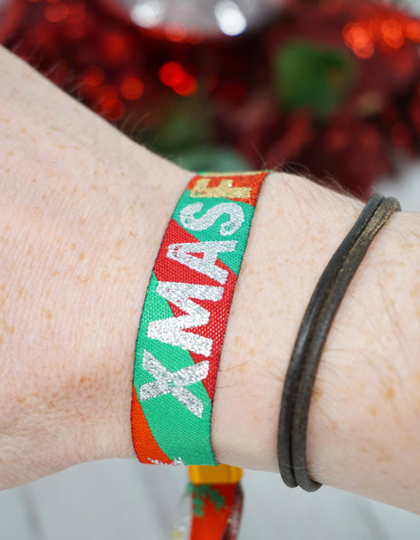 xmasfest festival theme christmas party wristbands